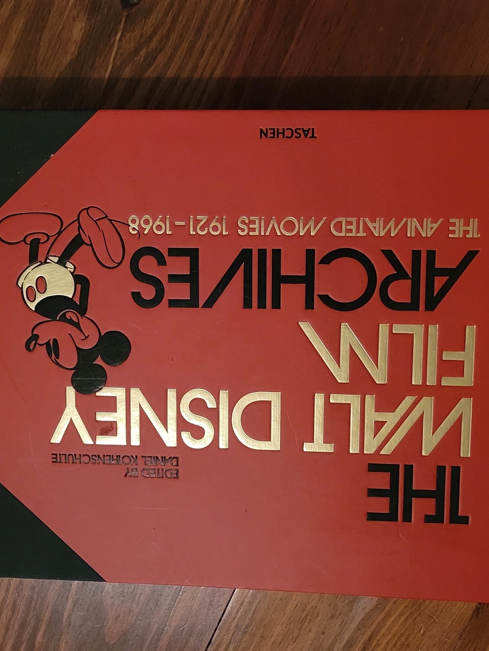 Taschen Red Walt Disney Film Archives Wall Art